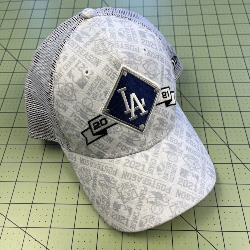 New Era 9FORTY LA Dodgers 2021 Division Series On Field Locker Room Hat Clean